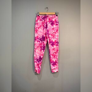 Girls' Pink/Purple Isaac Mizrahi Tie-Dye Joggers Size L (10/12) EUC